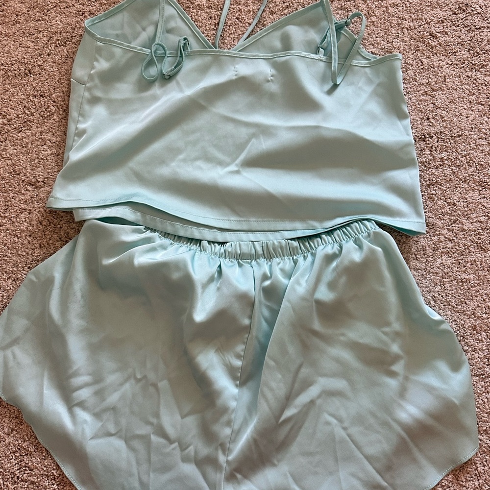 Silk Pajama Sleep Set